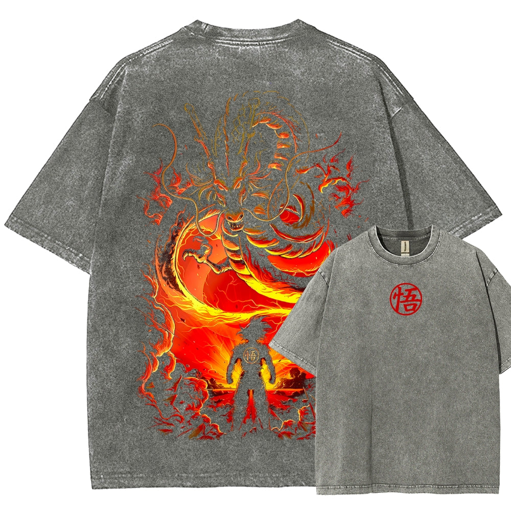Dragon Ball Unisex Fit Washed T-Shirt 2511005014