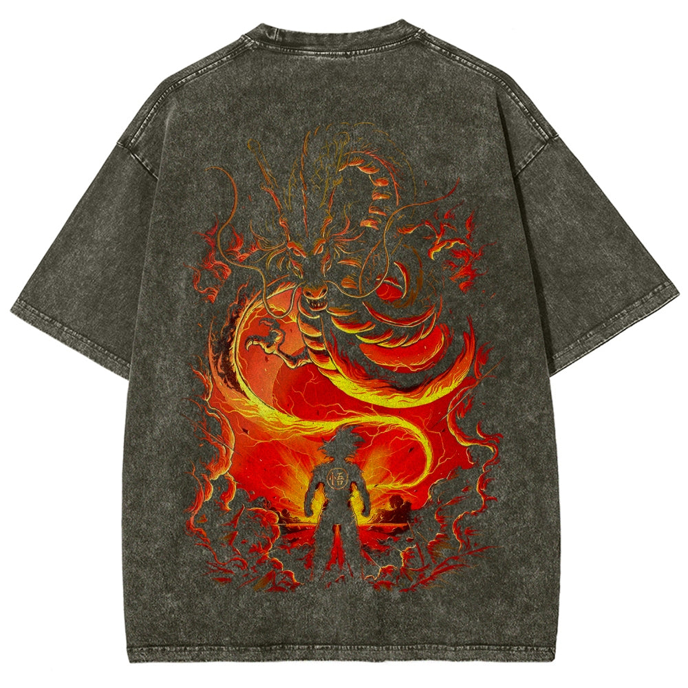 Dragon Ball Unisex Fit Washed T-Shirt 2511005014