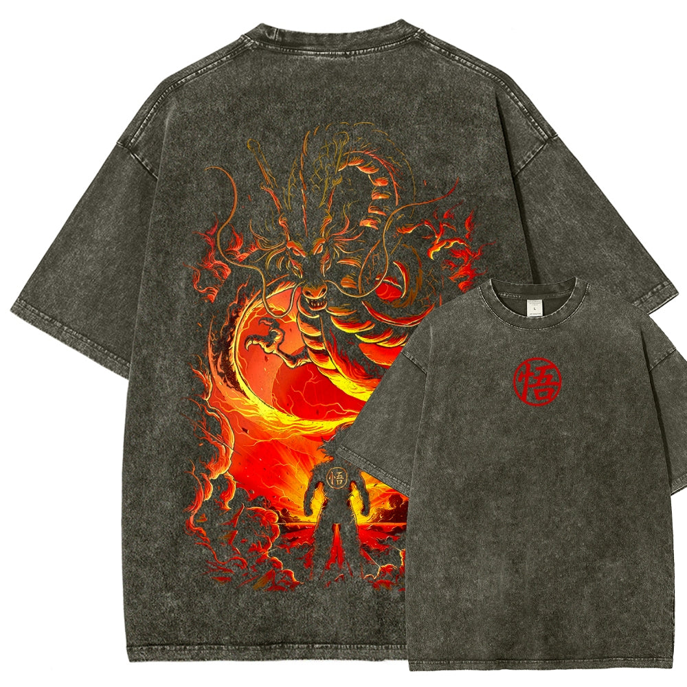 Dragon Ball Unisex Fit Washed T-Shirt 2511005014