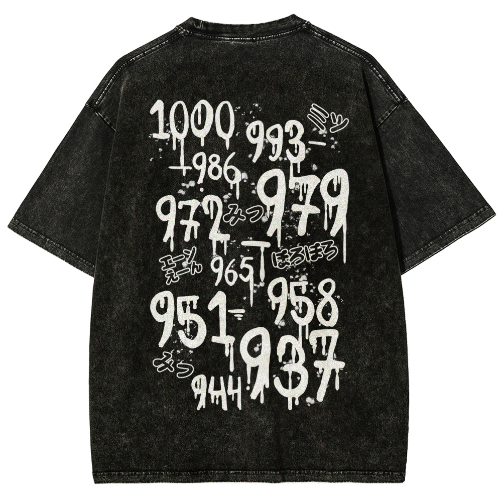 Tokyo Ghoul Unisex Fit Washed T-Shirt 2511005021