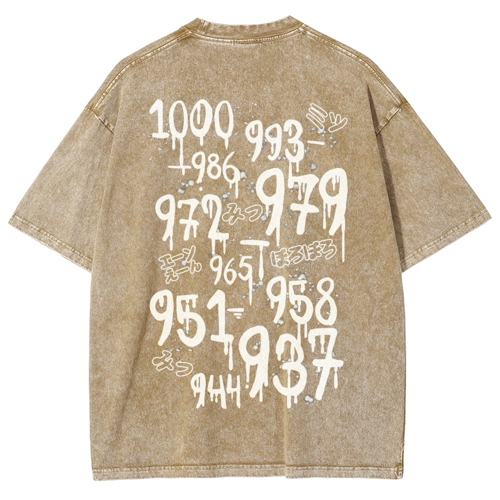 Tokyo Ghoul Unisex Fit Washed T-Shirt 2511005021