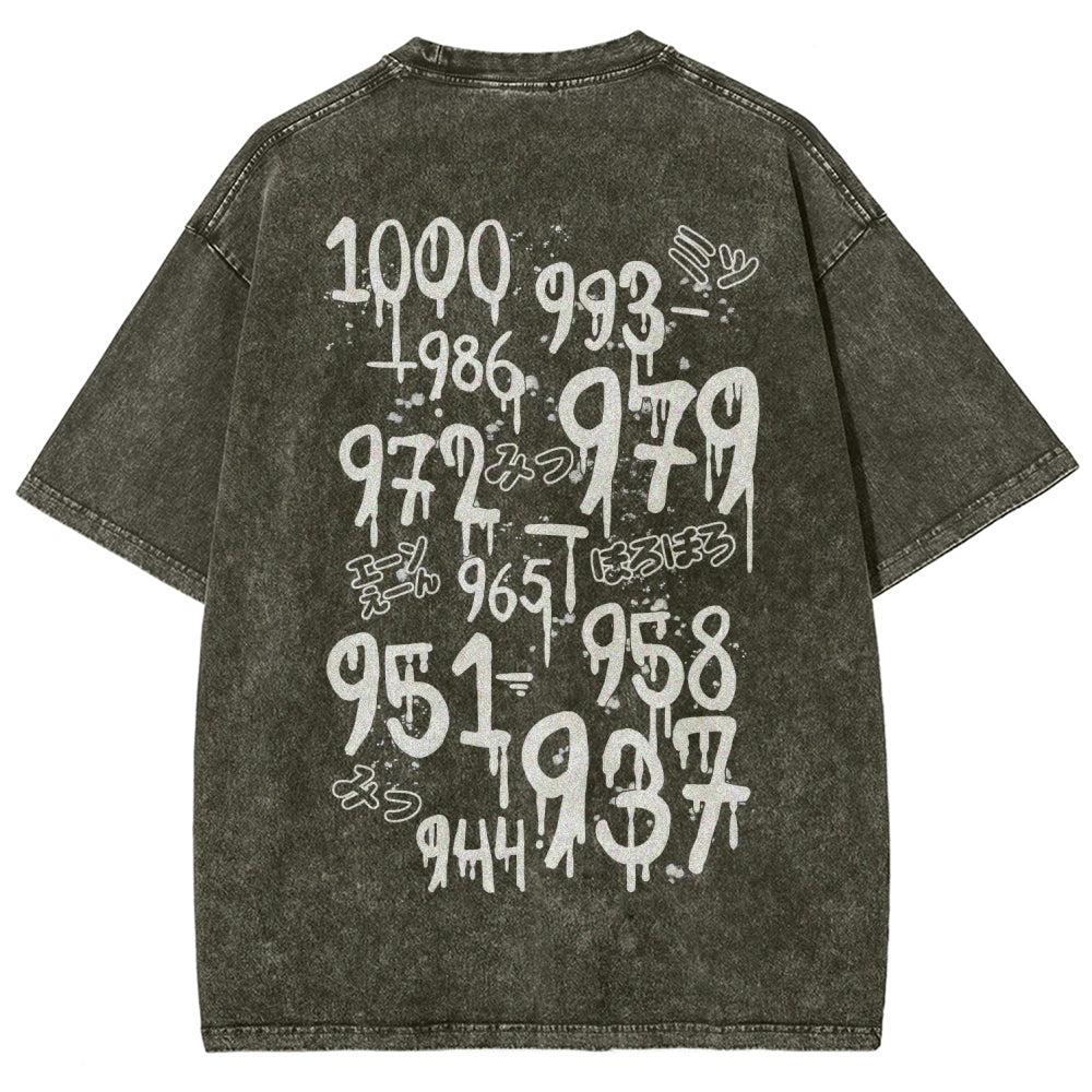 Tokyo Ghoul Unisex Fit Washed T-Shirt 2511005021