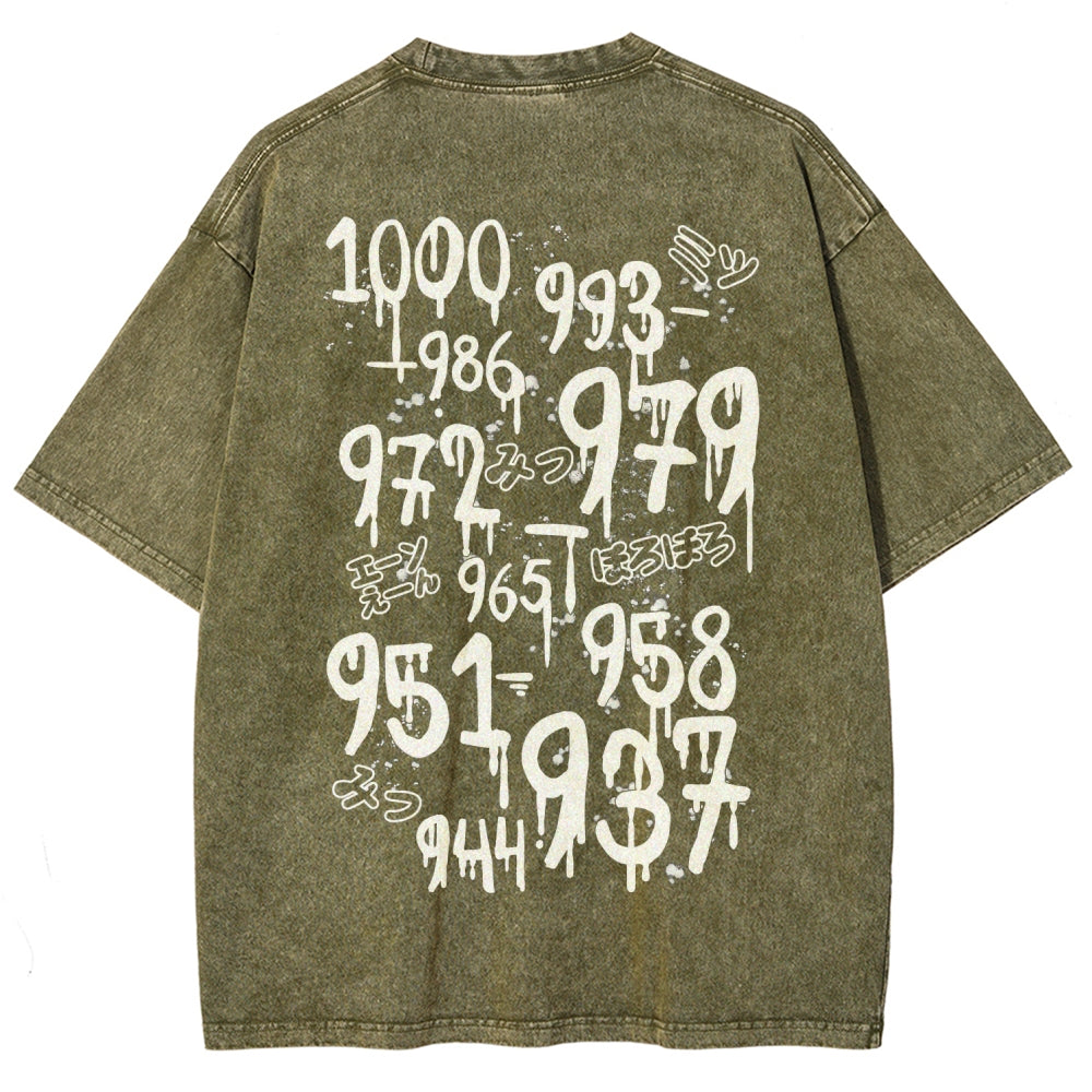 Tokyo Ghoul Unisex Fit Washed T-Shirt 2511005021