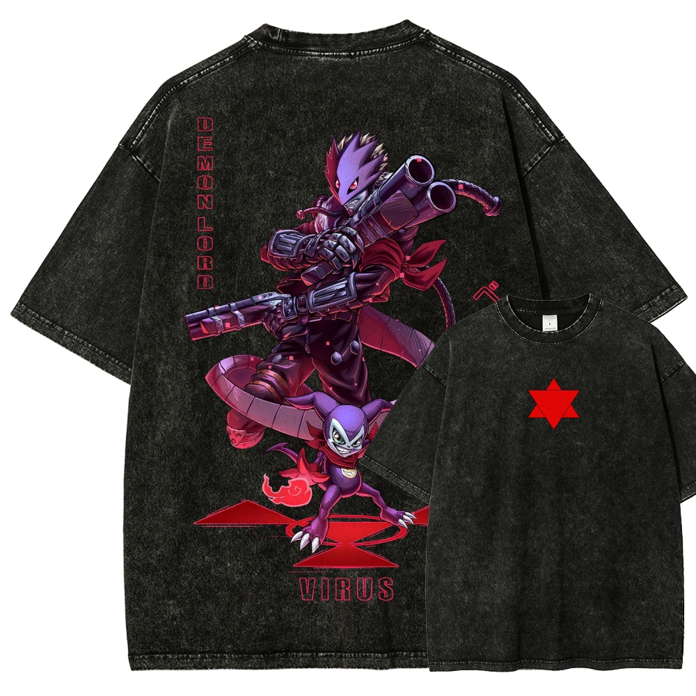Digimon Unisex Fit Washed T-Shirt 2511005919