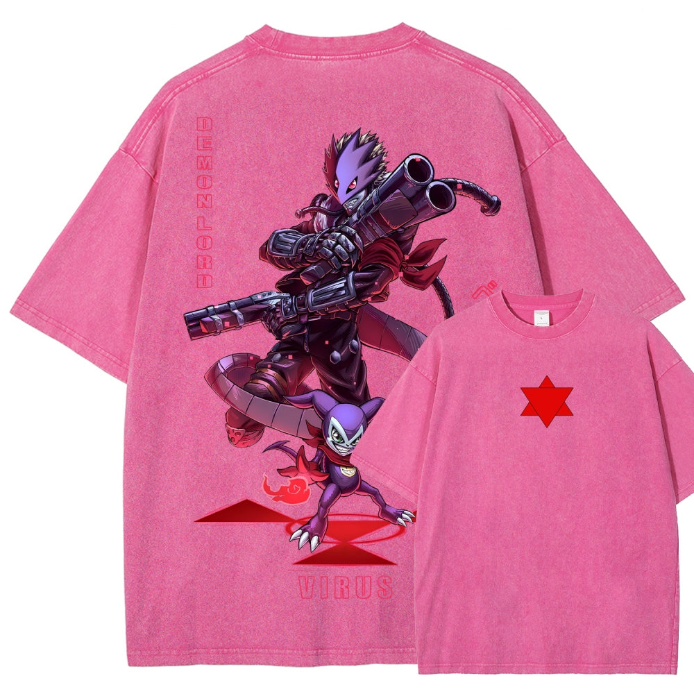 Digimon Unisex Fit Washed T-Shirt 2511005919