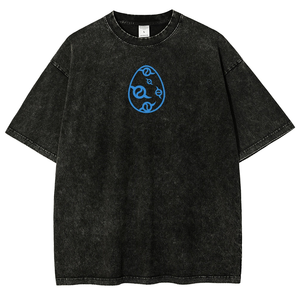Digimon Unisex Fit Washed T-Shirt 2511008417