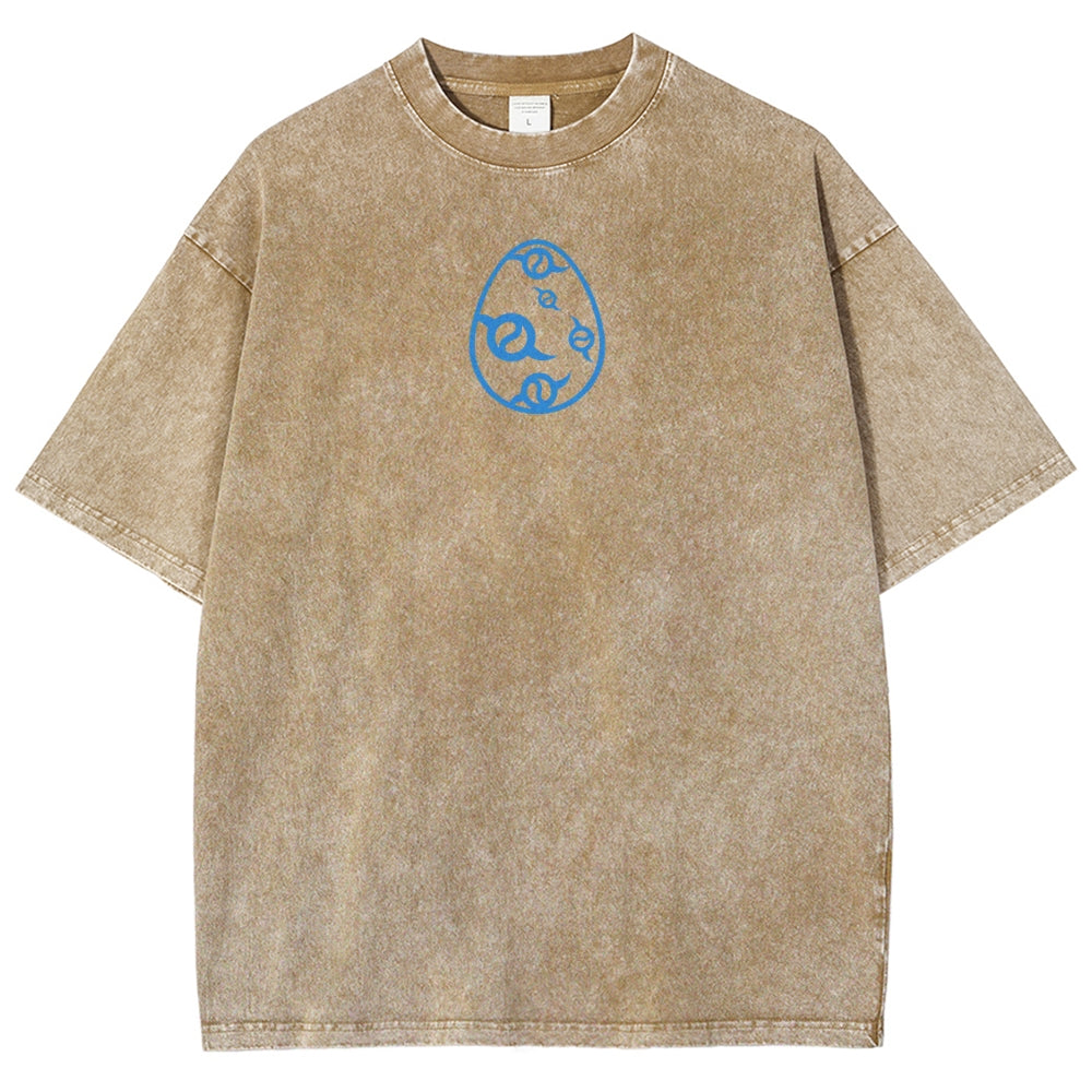 Digimon Unisex Fit Washed T-Shirt 2511008417