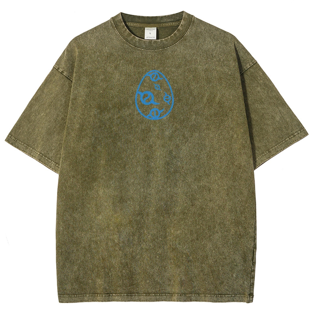 Digimon Unisex Fit Washed T-Shirt 2511008417