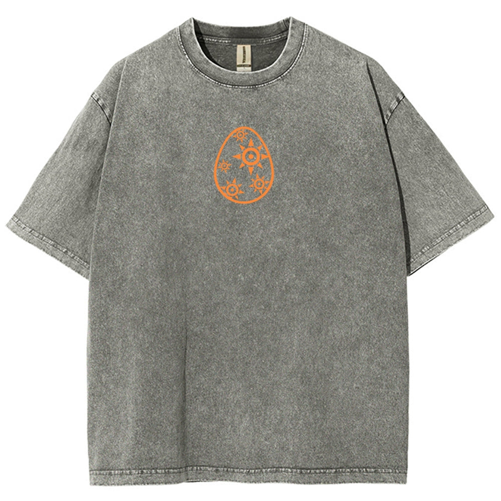 Digimon Unisex Fit Washed T-Shirt 2511008421