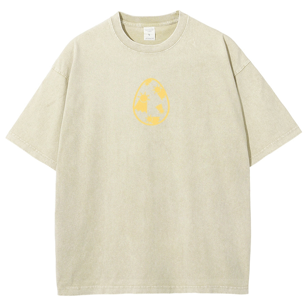 Digimon Unisex Fit Washed T-Shirt 2511008431