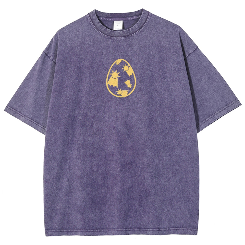 Digimon Unisex Fit Washed T-Shirt 2511008431
