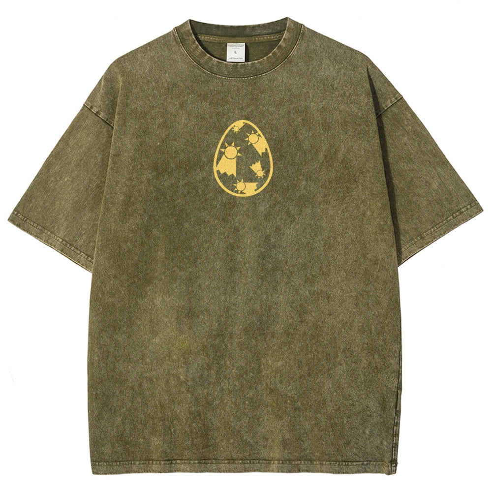 Digimon Unisex Fit Washed T-Shirt 2511008431