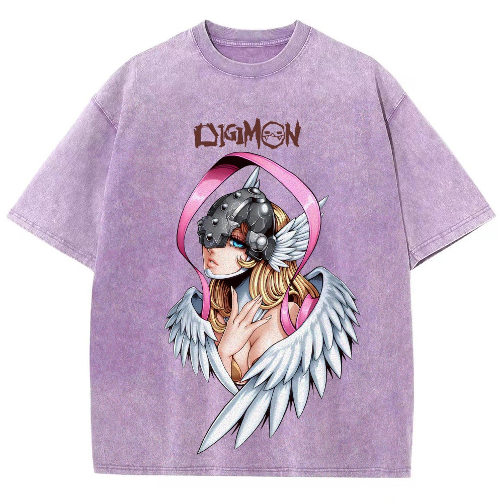 Digimon Unisex Fit Washed T-Shirt 2511008471
