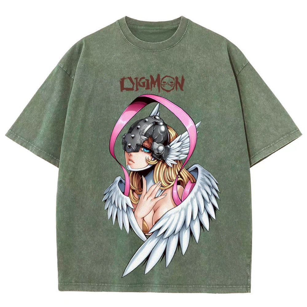 Digimon Unisex Fit Washed T-Shirt 2511008471