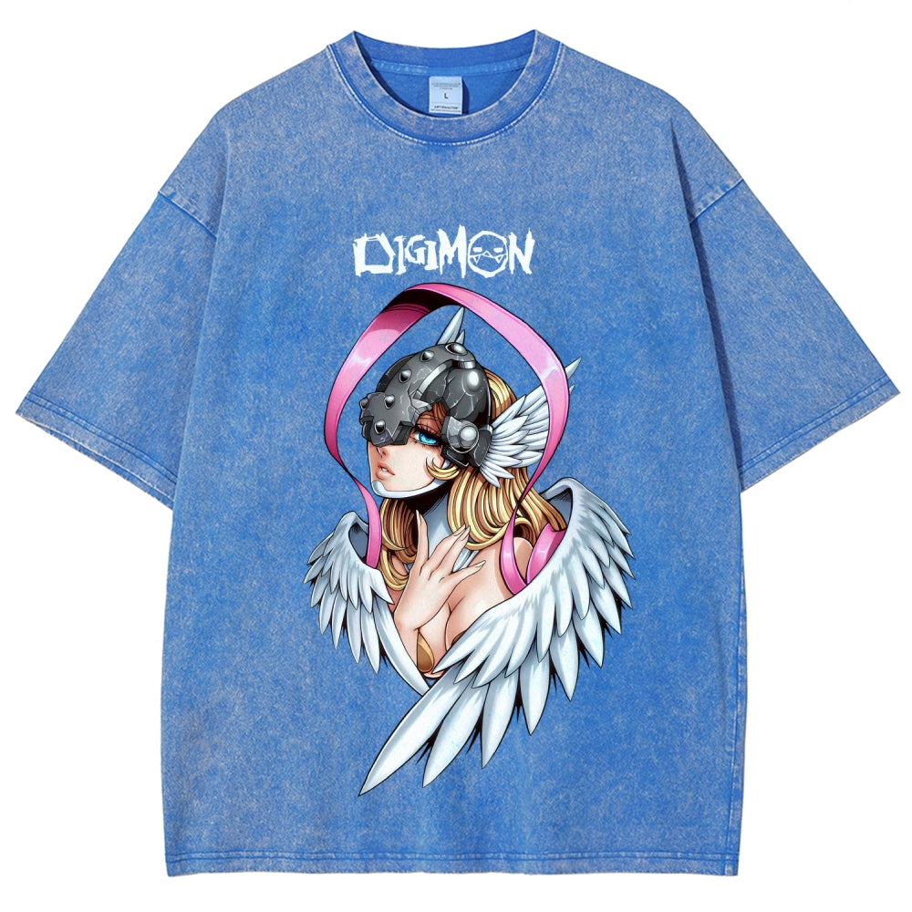 Digimon Unisex Fit Washed T-Shirt 2511008471