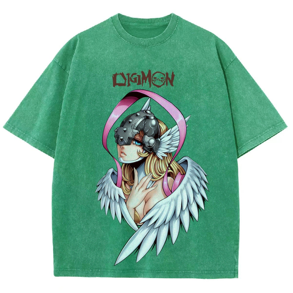 Digimon Unisex Fit Washed T-Shirt 2511008471