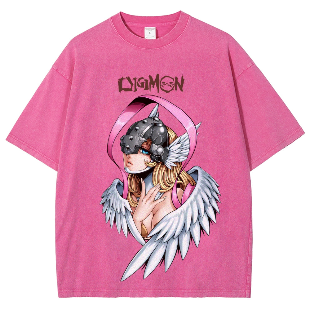 Digimon Unisex Fit Washed T-Shirt 2511008471