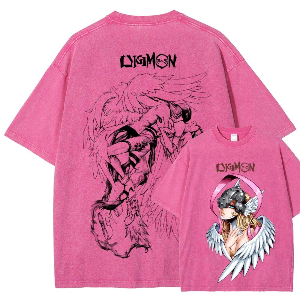 Digimon Unisex Fit Washed T-Shirt 2511008471
