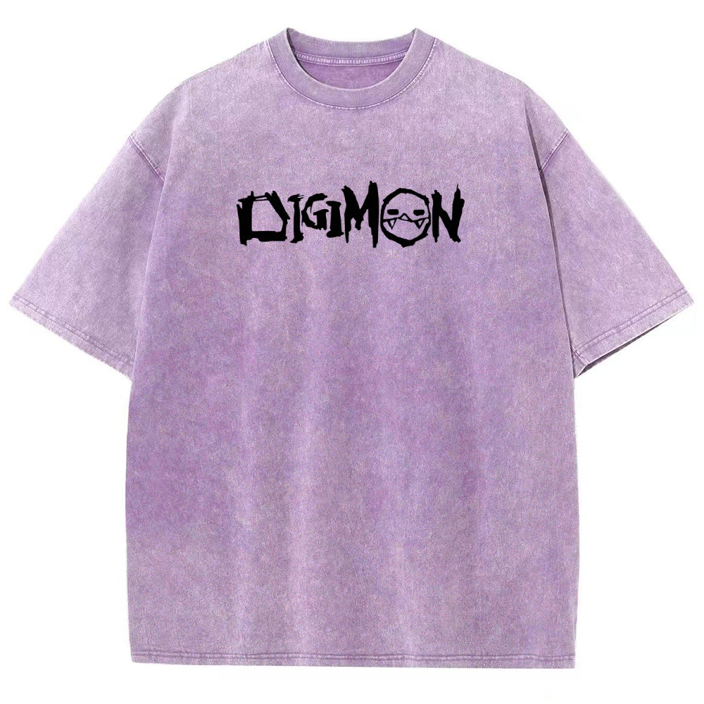 Digimon Unisex Fit Washed T-Shirt 2511008488