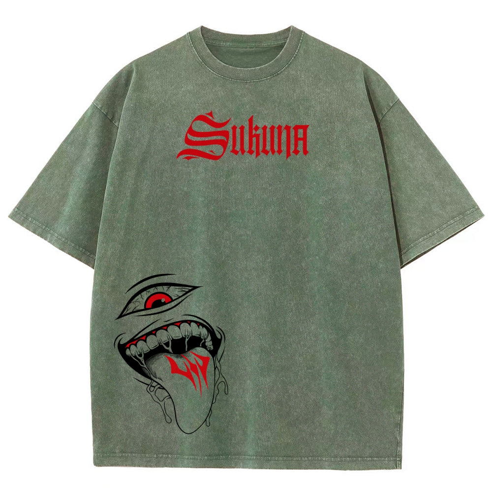 Jujutsu Kaisen Unisex Fit Washed T-Shirt 2511013610