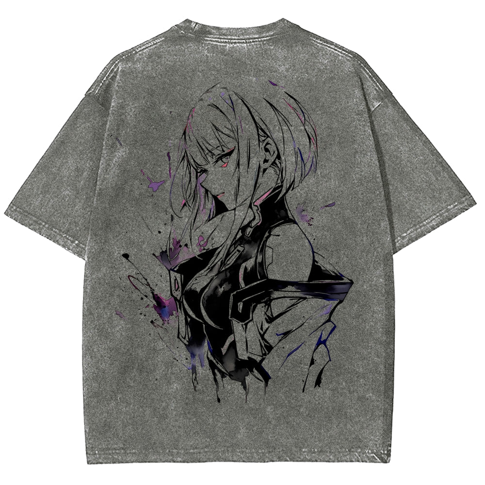 Cyberpunk Unisex Fit Washed T-Shirt 2511014900