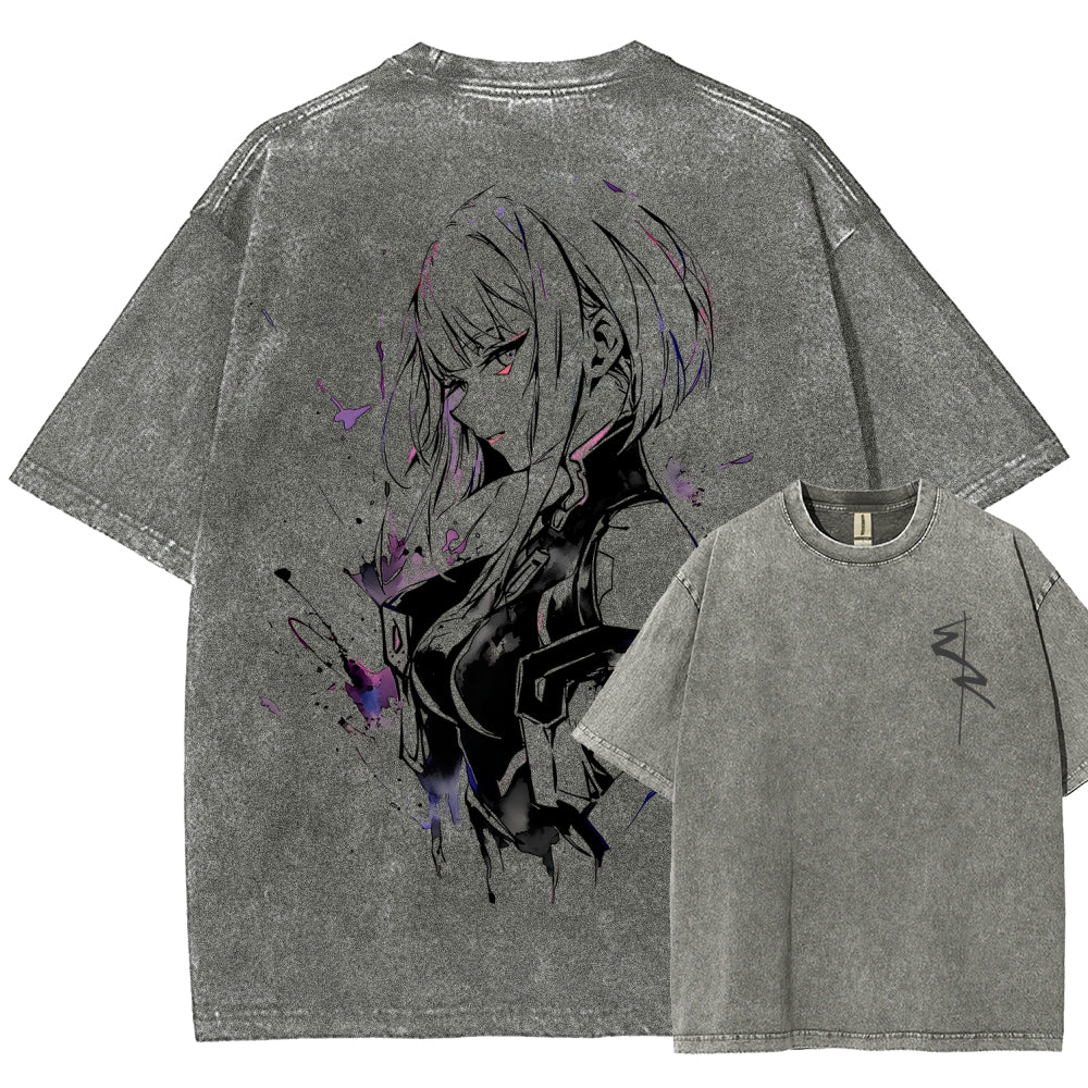 Cyberpunk Unisex Fit Washed T-Shirt 2511014900