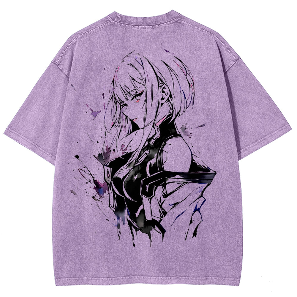 Cyberpunk Unisex Fit Washed T-Shirt 2511014900