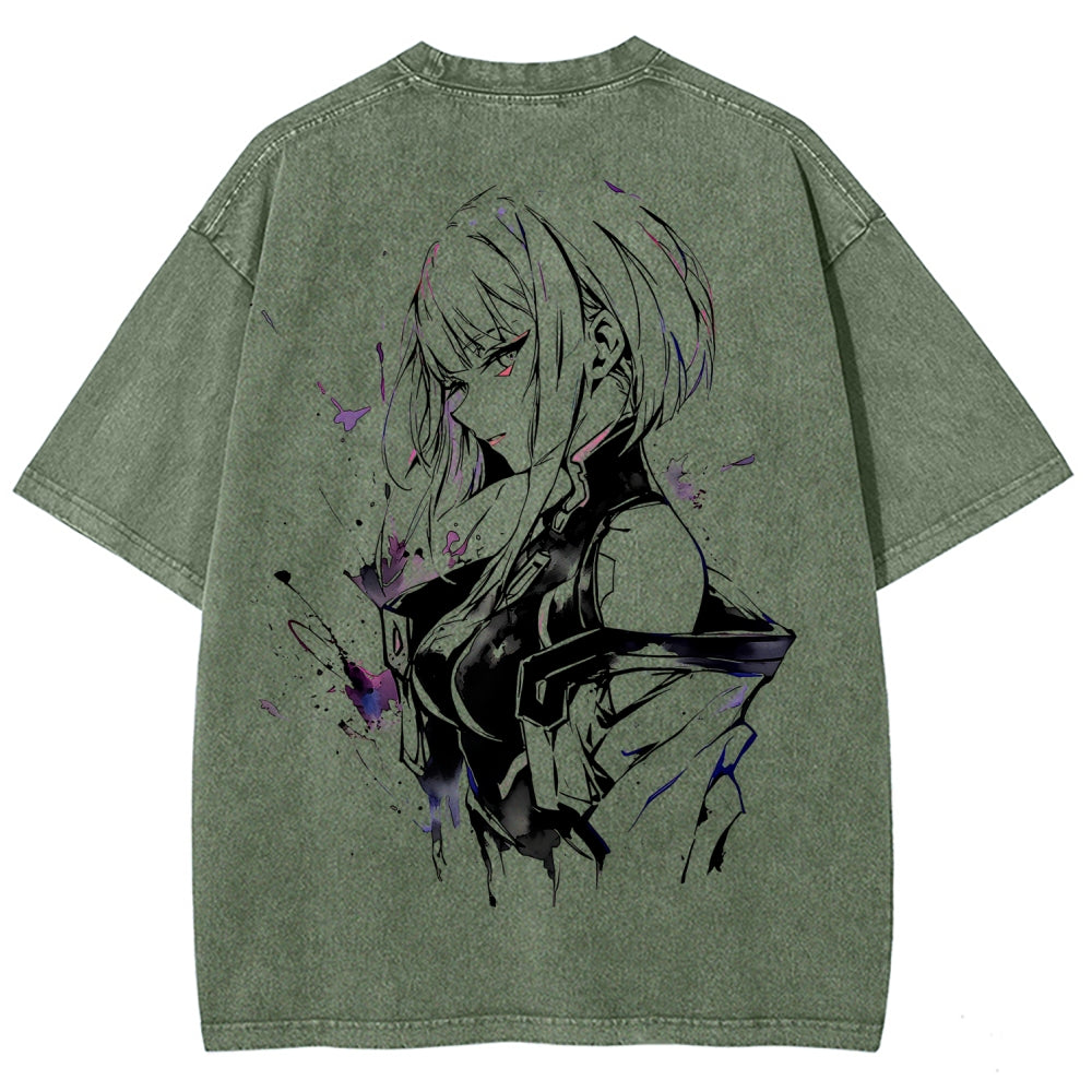 Cyberpunk Unisex Fit Washed T-Shirt 2511014900
