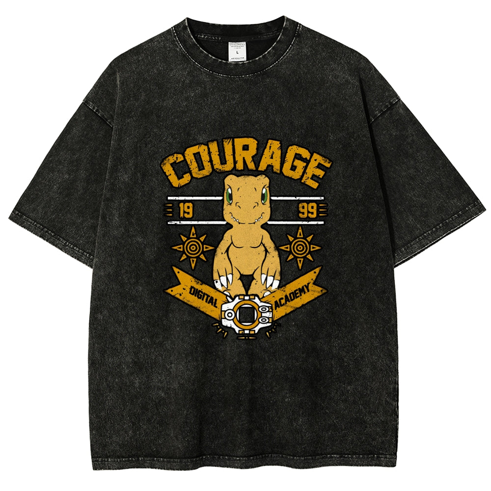 Digimon Unisex Fit Washed T-Shirt 2511014933