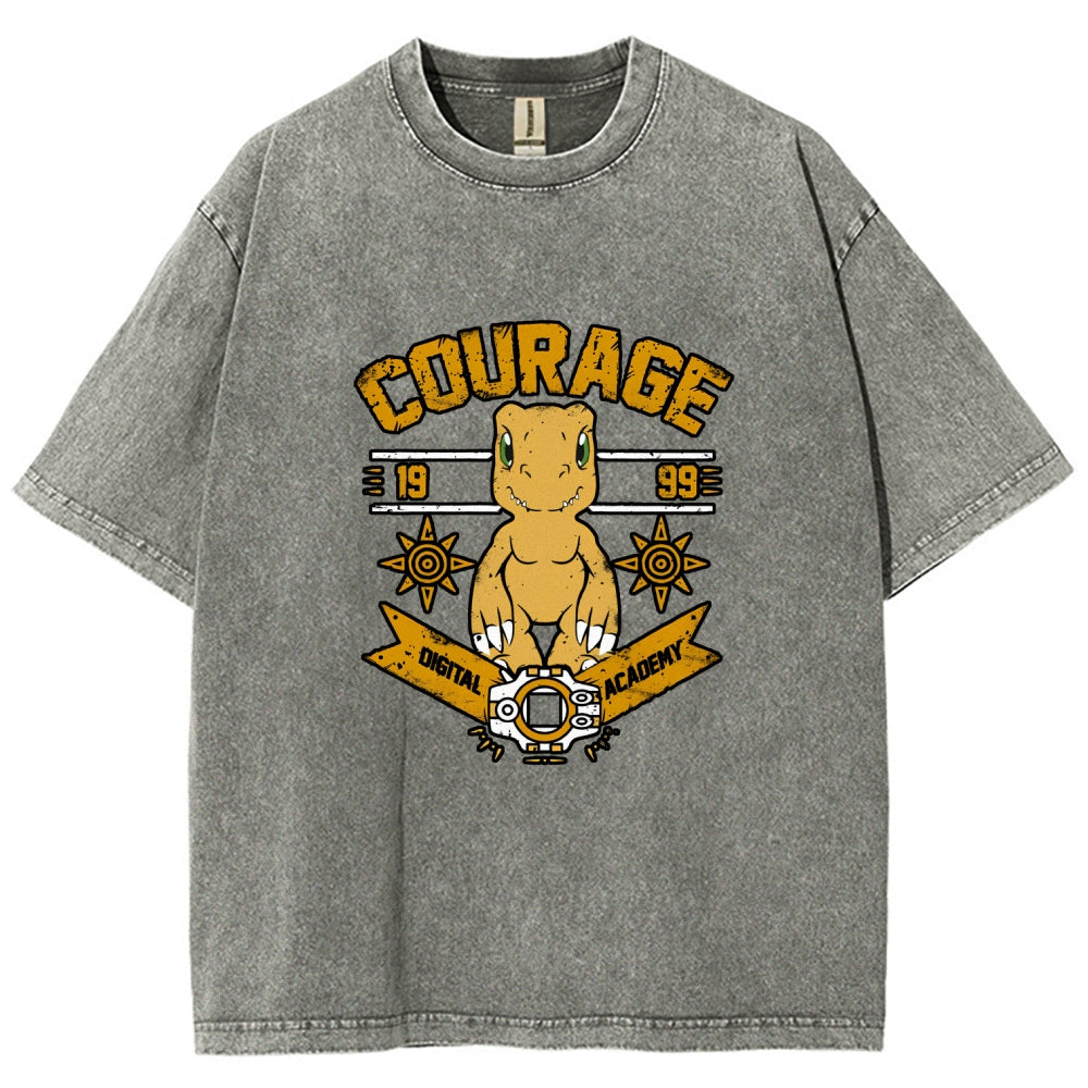 Digimon Unisex Fit Washed T-Shirt 2511014933