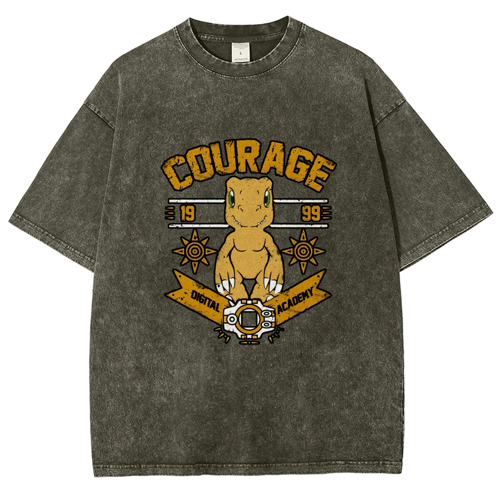 Digimon Unisex Fit Washed T-Shirt 2511014933