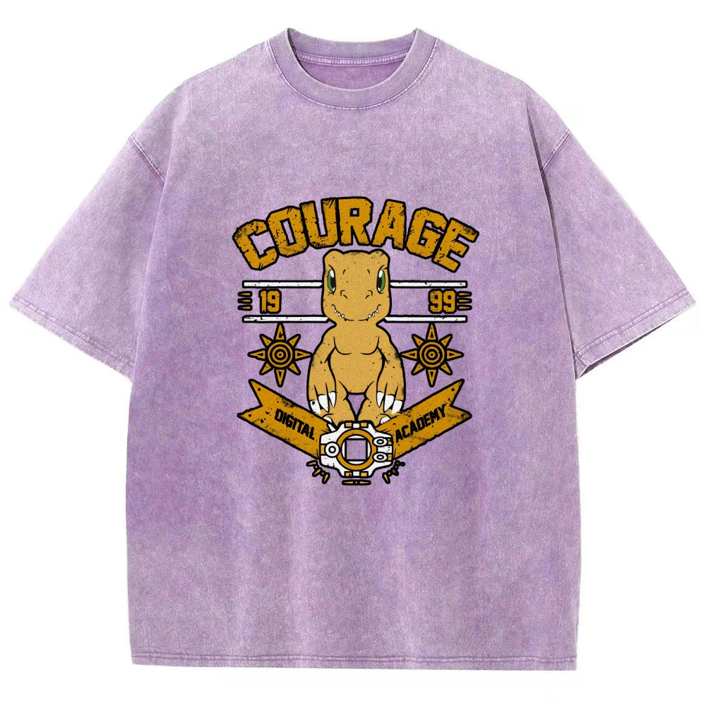 Digimon Unisex Fit Washed T-Shirt 2511014933