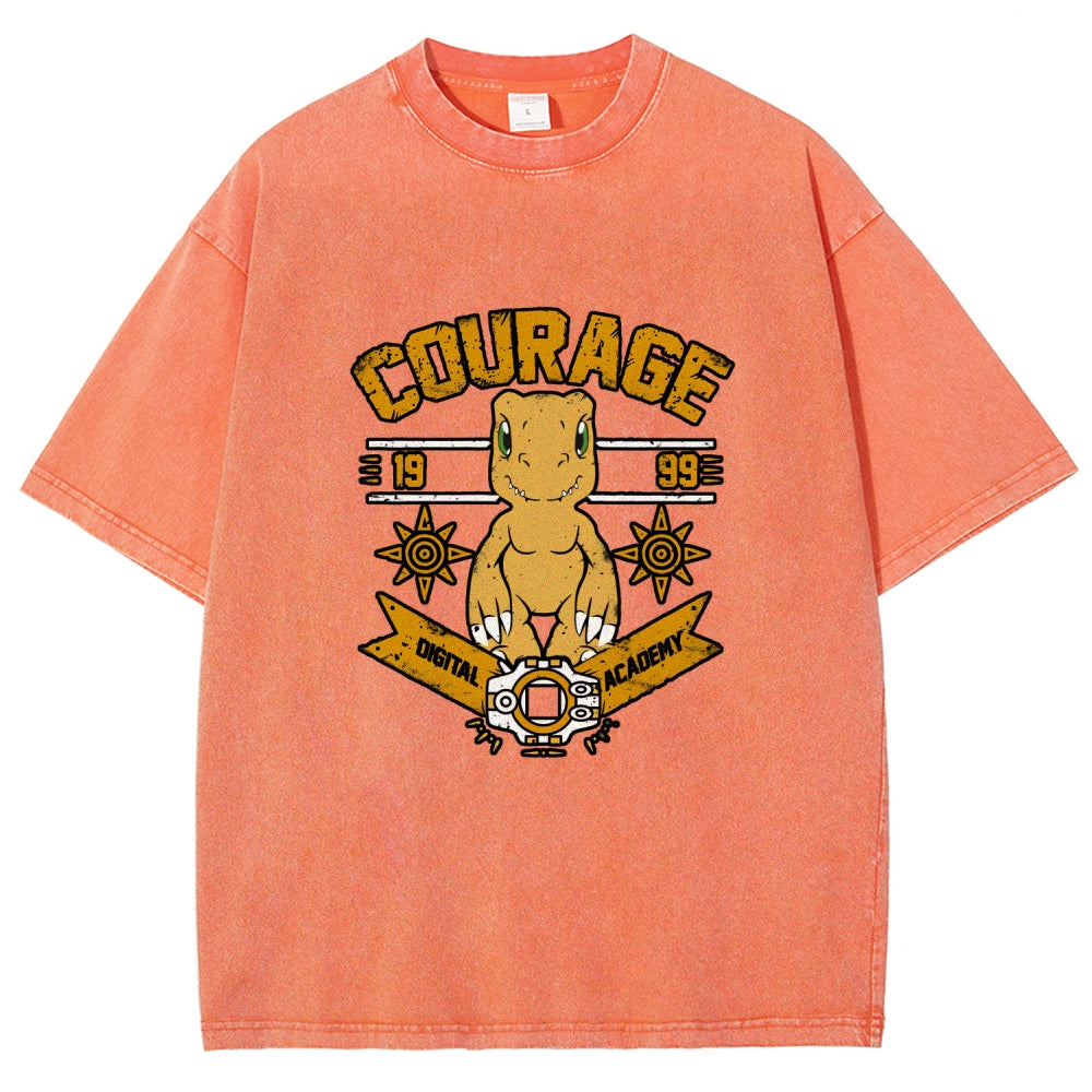 Digimon Unisex Fit Washed T-Shirt 2511014933
