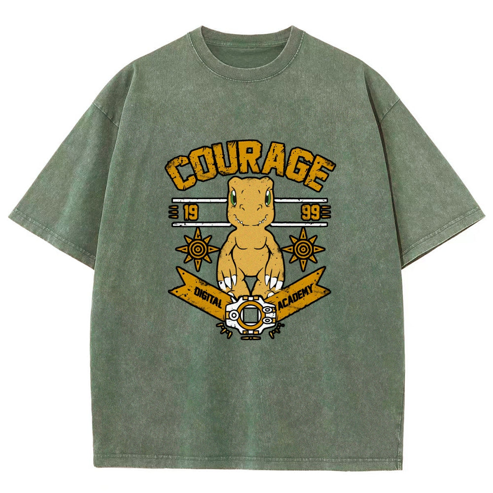 Digimon Unisex Fit Washed T-Shirt 2511014933