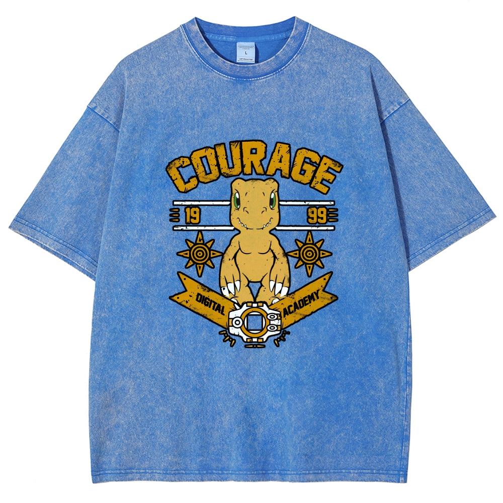 Digimon Unisex Fit Washed T-Shirt 2511014933