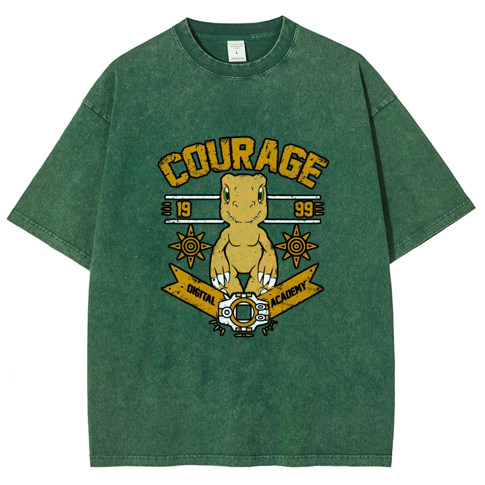 Digimon Unisex Fit Washed T-Shirt 2511014933