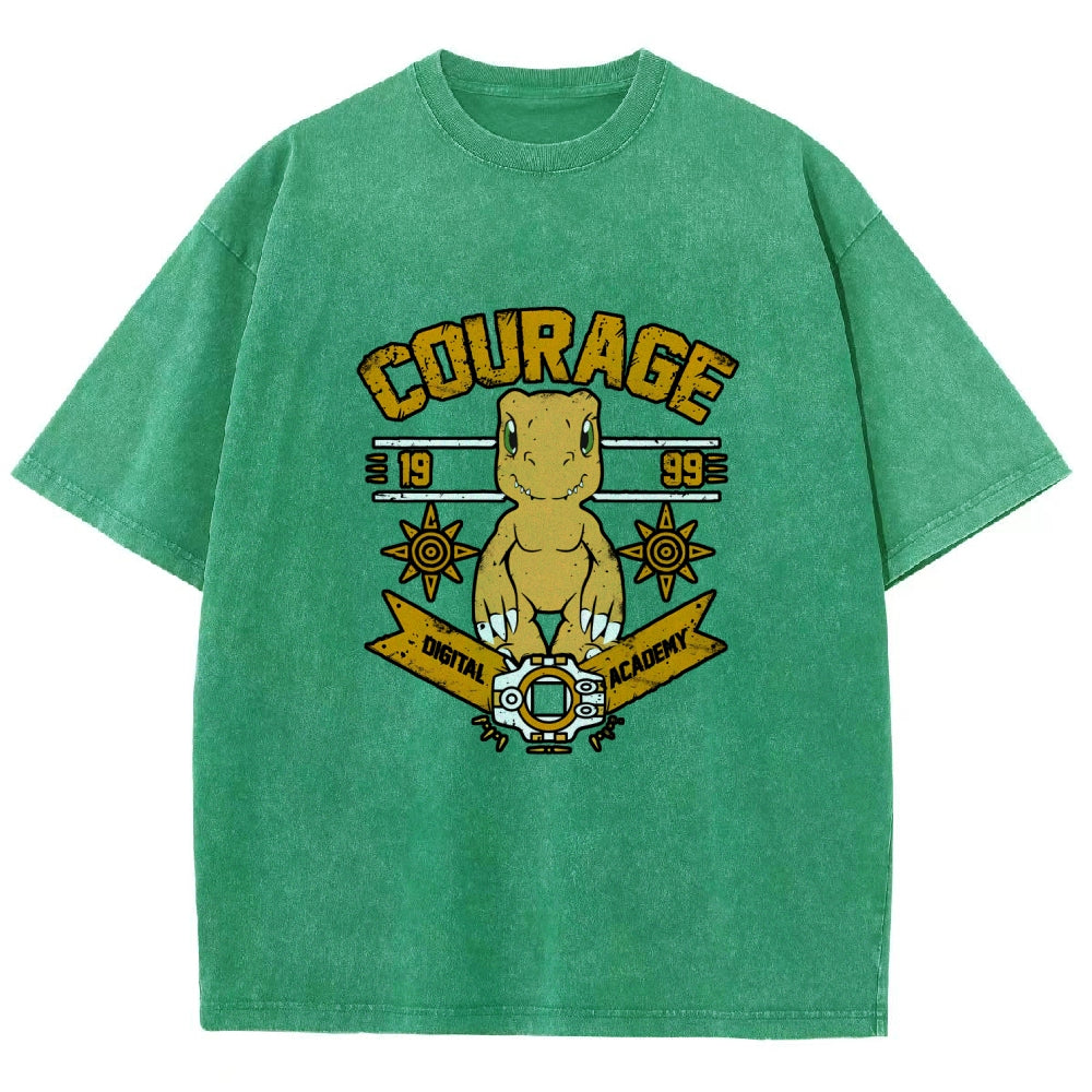 Digimon Unisex Fit Washed T-Shirt 2511014933