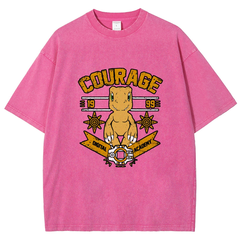 Digimon Unisex Fit Washed T-Shirt 2511014933