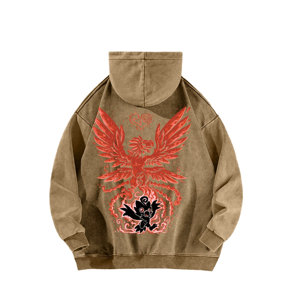 Digimon Unisex washed sweatshirts 2511015041