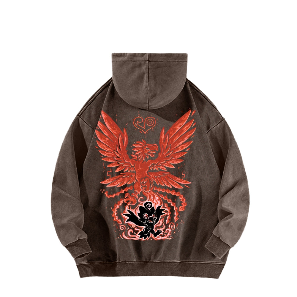 Digimon Unisex washed sweatshirts 2511015041