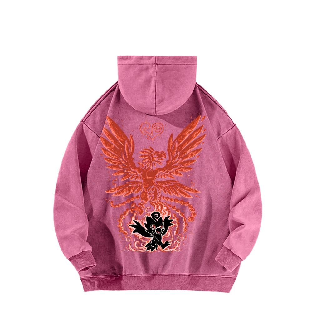 Digimon Unisex washed sweatshirts 2511015041