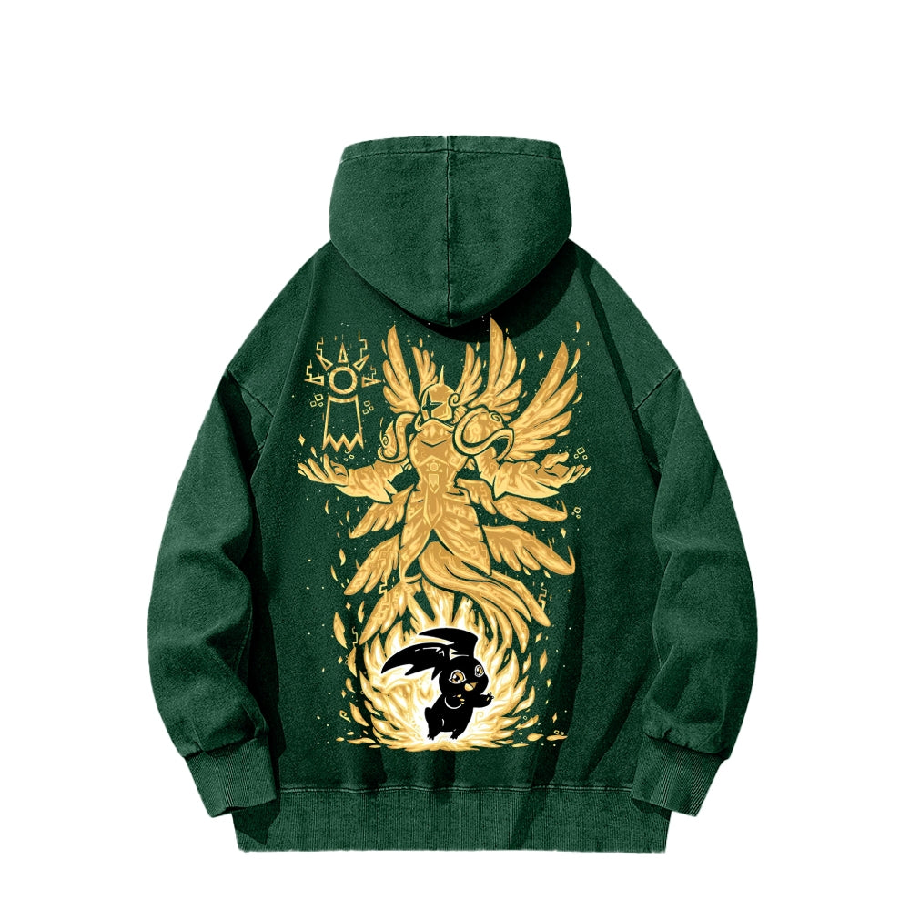 Digimon Unisex washed sweatshirts 2511015049