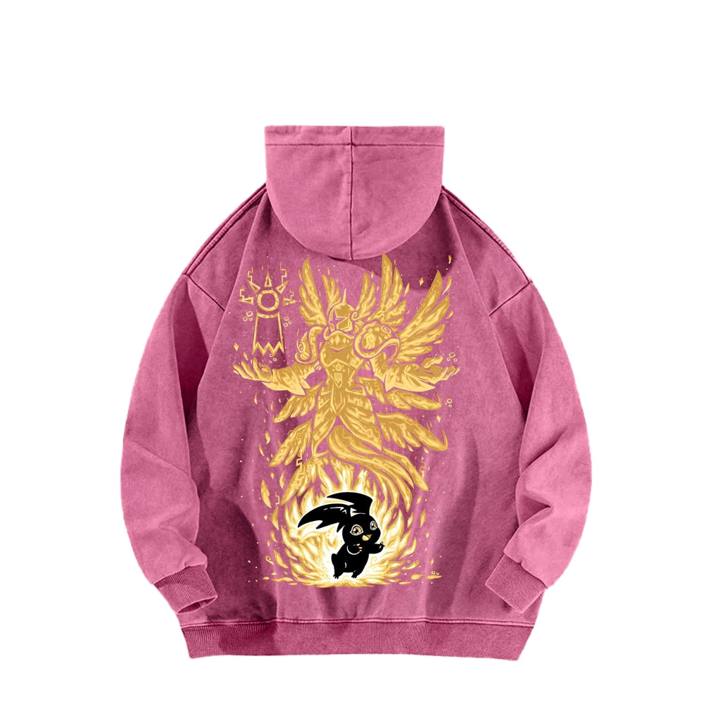 Digimon Unisex washed sweatshirts 2511015049