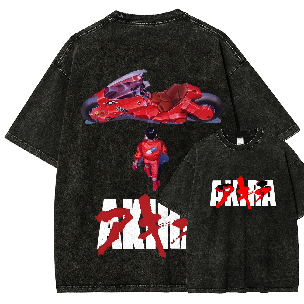 Akira Unisex Fit Washed T-Shirt 2511017492