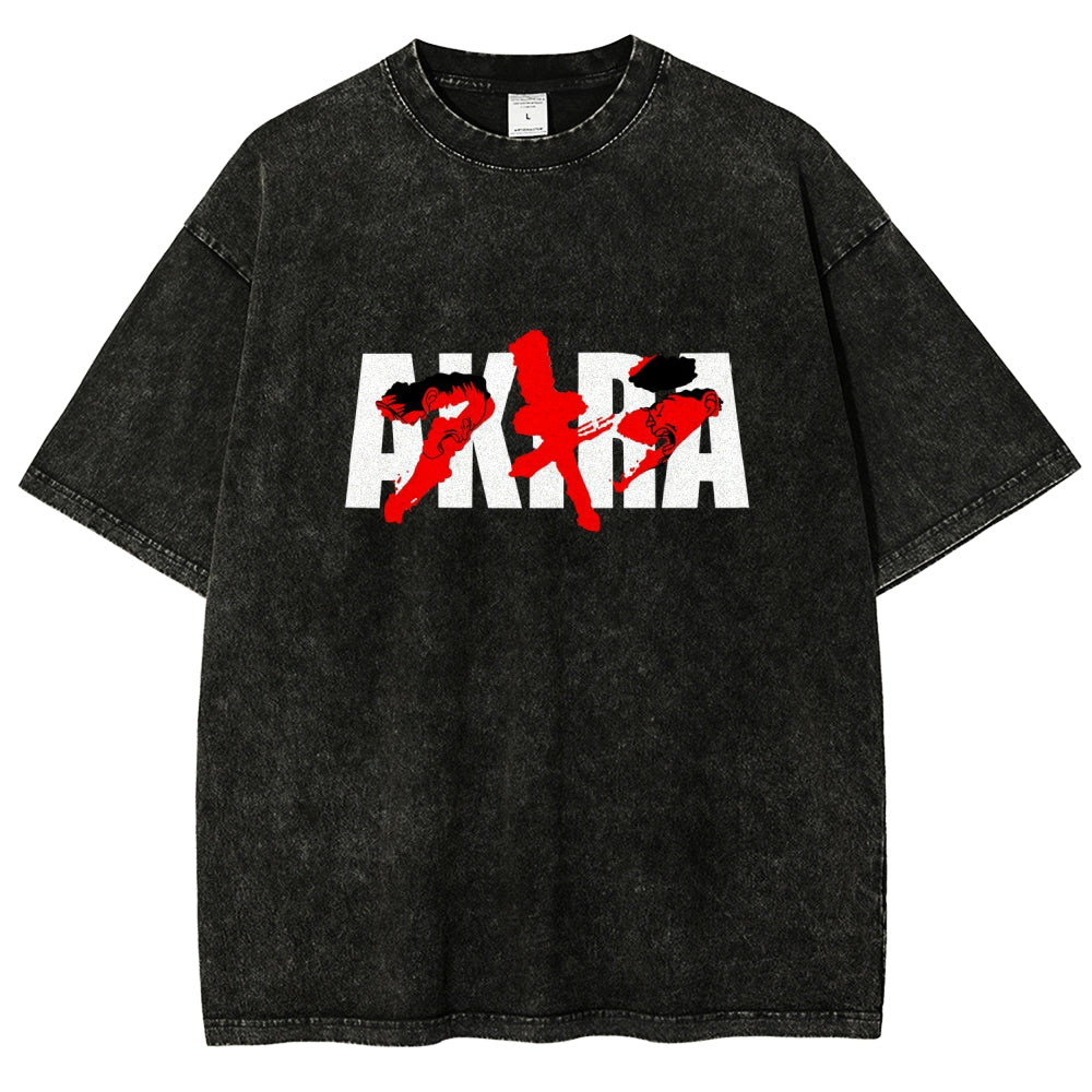 Akira Unisex Fit Washed T-Shirt 2511017492