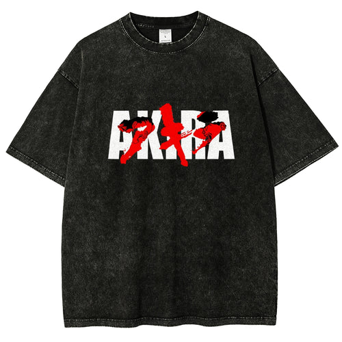 Akira Unisex Fit Washed T-Shirt 2511017492