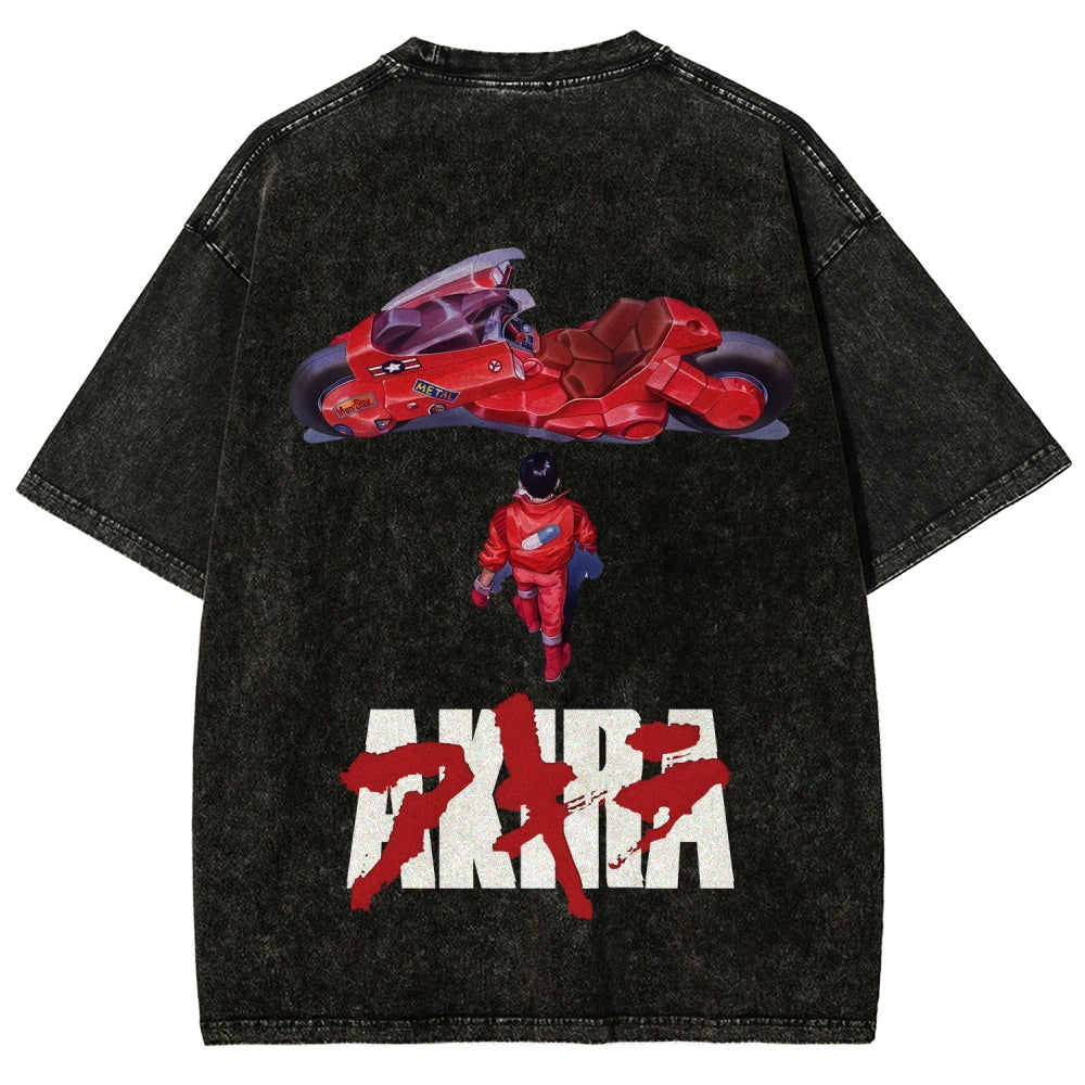 Akira Unisex Fit Washed T-Shirt 2511017492