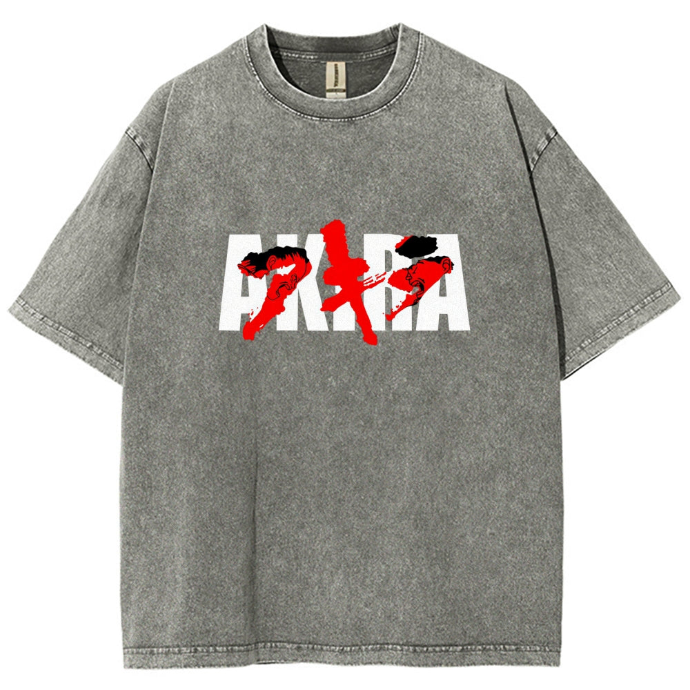 Akira Unisex Fit Washed T-Shirt 2511017492
