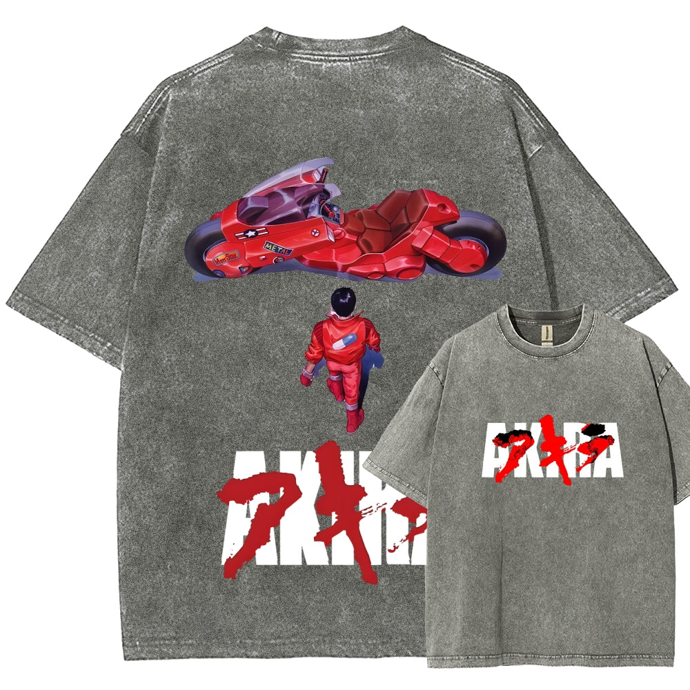 Akira Unisex Fit Washed T-Shirt 2511017492