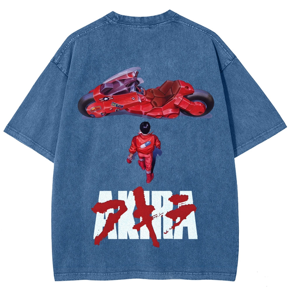 Akira Unisex Fit Washed T-Shirt 2511017492